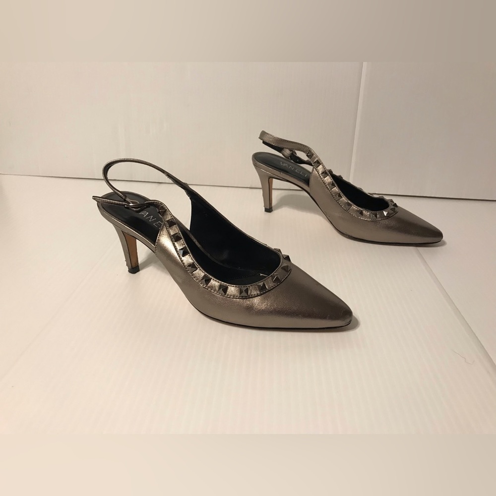 Vaneli slingback pumps dress casual heel shoes women size 7